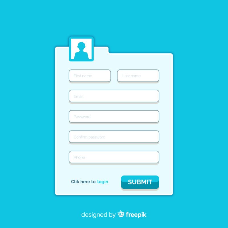 image of a form